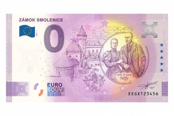 Smolenický zámok s vlastnou bankovkou