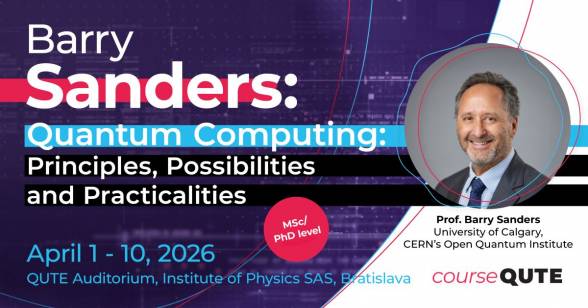 Lecture Series on Quantum Computing with Prof. Barry C. Sanders