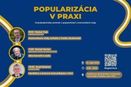 Pozvánka na celoakademický seminár o popularizácii...