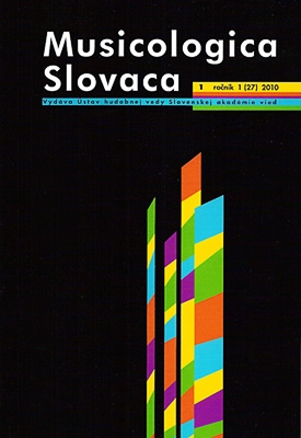 Musicologica Slovaca 