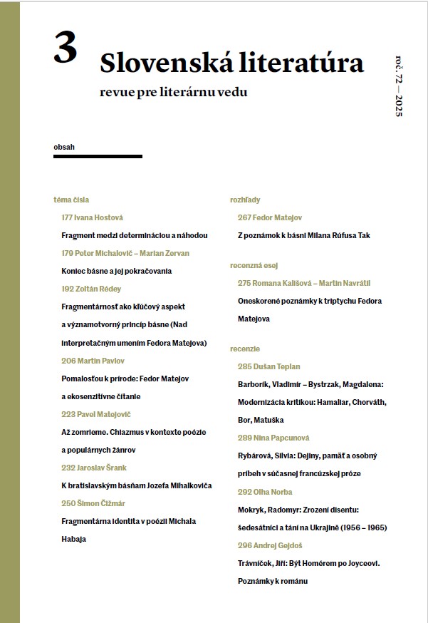 Slovenská literatúra